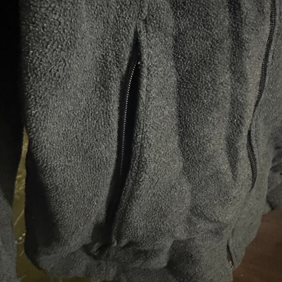 Columbia Gray Full-Zip Fleece Jacket Size S - Picture 5 of 7